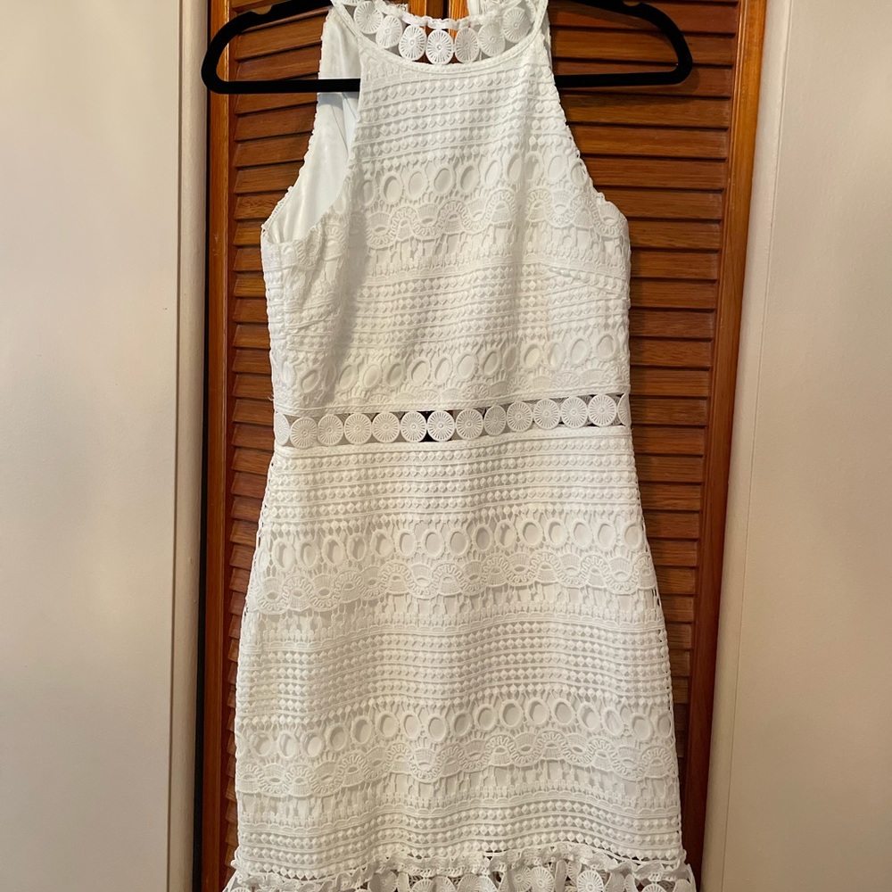 White midi dress!